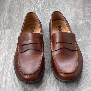Born Penny Strap Leather Loafers Size 9